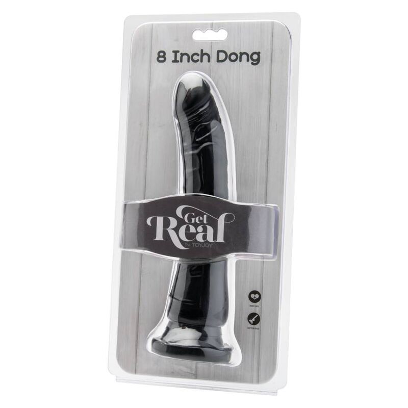 GET REAL - DONG 20,5 CM BLACK - My naughty haven #