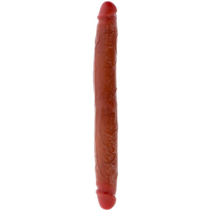 GET REAL - DOUBLE-ENDED SILICONE DILDO CARAMEL 35 CM - My naughty haven #