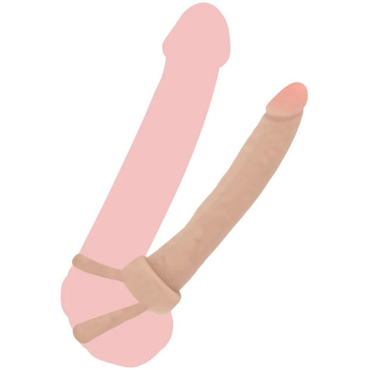 GET REAL - DOUBLE TROUBLE SILICONE ANAL PENETRATOR 16 CM - My naughty haven #