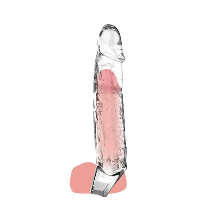 GET REAL - EXTENSION LONG 19 CM TRANSPARENT - My naughty haven #