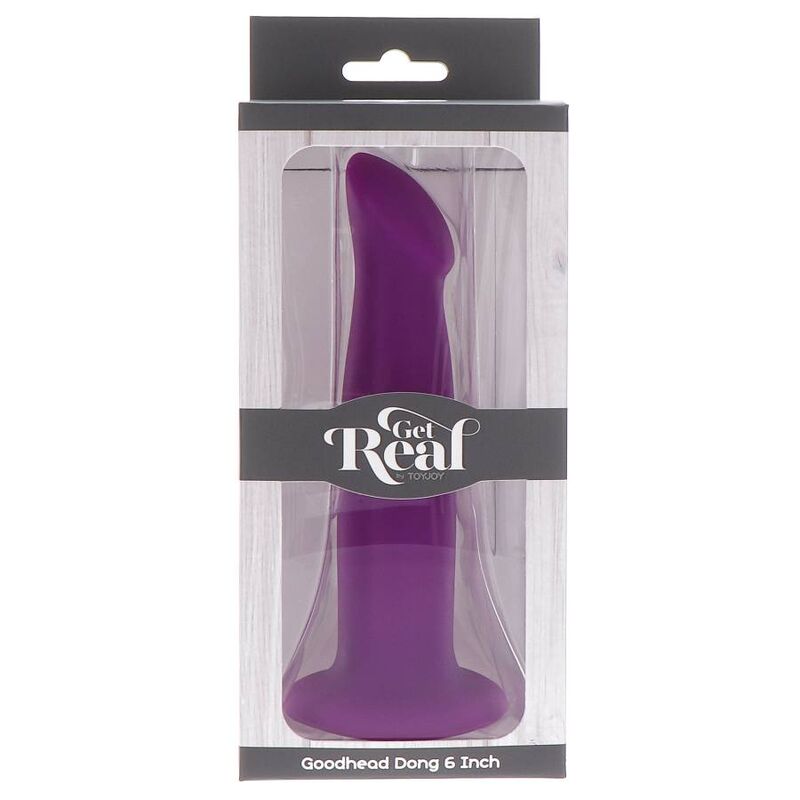 GET REAL - GOODHEAD DONG 12 CM PURPLE - My naughty haven #