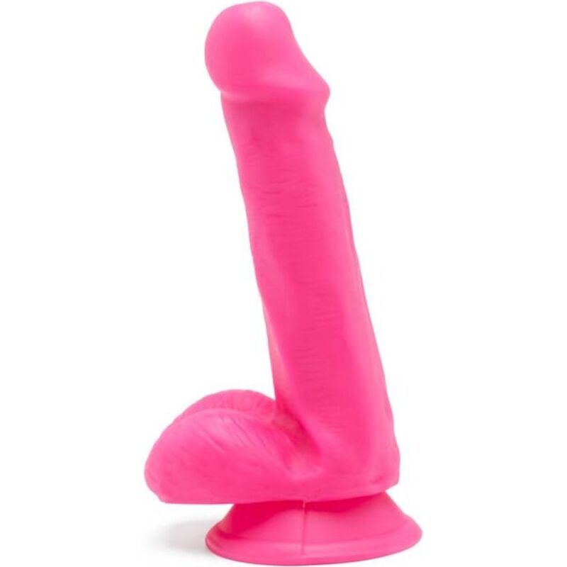 GET REAL - HAPPY DICKS DILDO 12 CM BALLS PINK - My naughty haven #