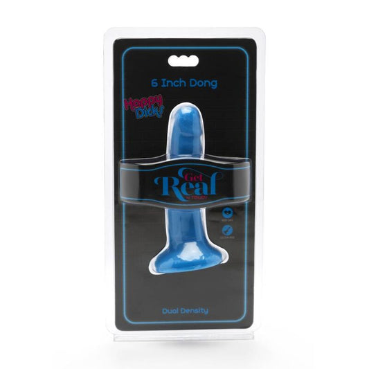 GET REAL - HAPPY DICKS DONG 12 CM BLUE - My naughty haven #
