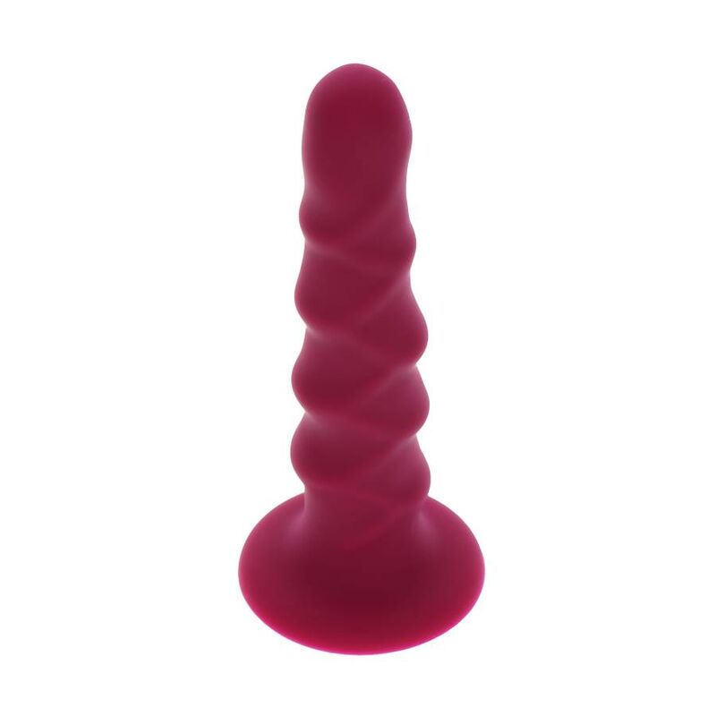 GET REAL - RIBBED DONG 12 CM RED - My naughty haven #