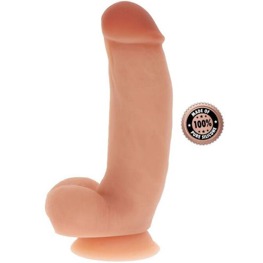 GET REAL - SILICONE DILDO 18 CM W BALLS SKIN - My naughty haven #