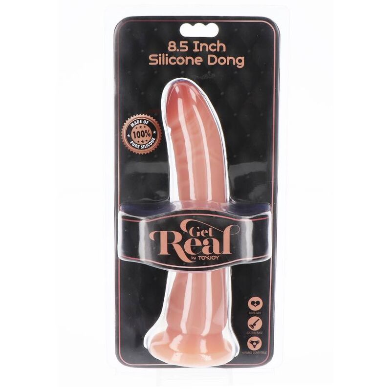 GET REAL - SILICONE DONG 21 CM SKIN - My naughty haven #
