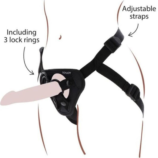 GET REAL - STRAP-ON HARNESS BLACK - My naughty haven #
