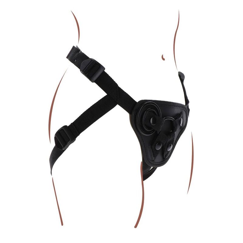 GET REAL - STRAP-ON HARNESS BLACK - My naughty haven #