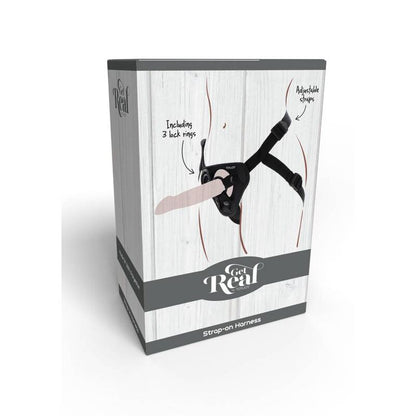 GET REAL - STRAP-ON HARNESS BLACK - My naughty haven #