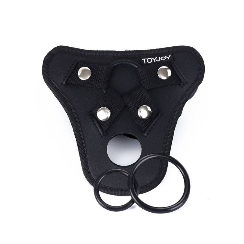 GET REAL - STRAP-ON PLEASURE HARNESS BLACK - My naughty haven #