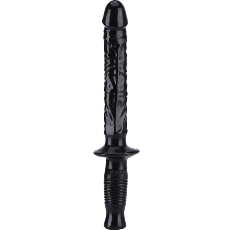 GET REAL - THE MANHANDLER 38 CM BLACK - My naughty haven #