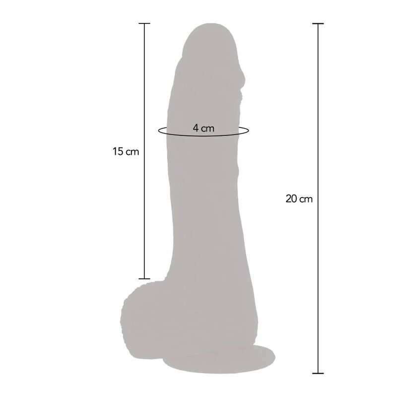 GET REAL - UP&DOWN ROTATING VIBR DILDO SKIN - My naughty haven #