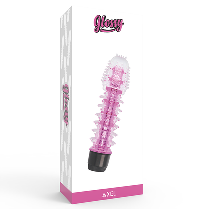 GLOSSY - AXEL VIBRATOR PINK - My naughty haven #
