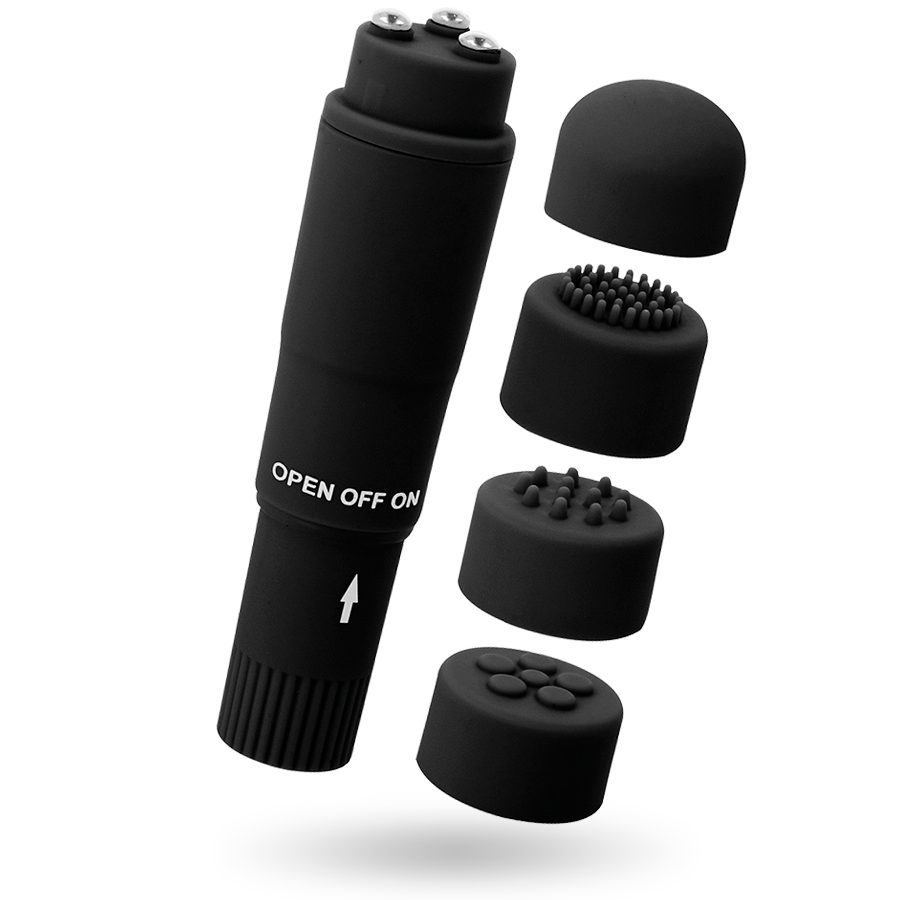 GLOSSY - KURT POCKET MASSAGER BLACK - My naughty haven #