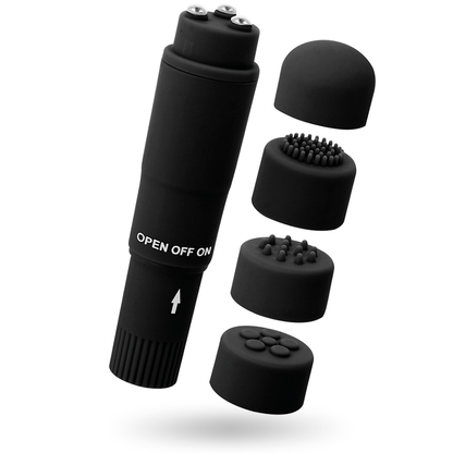 GLOSSY - KURT POCKET MASSAGER BLACK - My naughty haven #