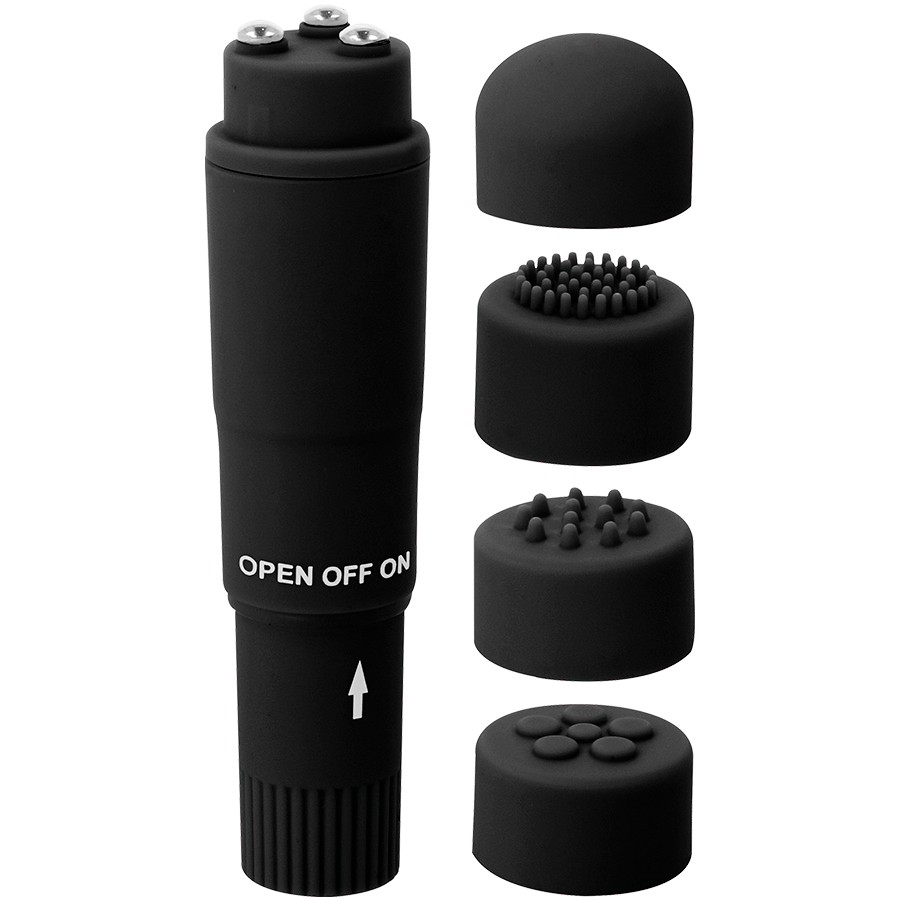GLOSSY - KURT POCKET MASSAGER BLACK - My naughty haven #