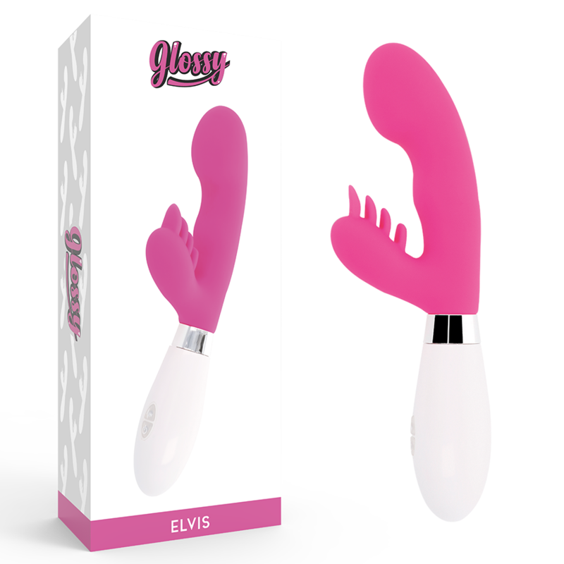 GLOSSY - RABBIT ELVIS PINK - My naughty haven #