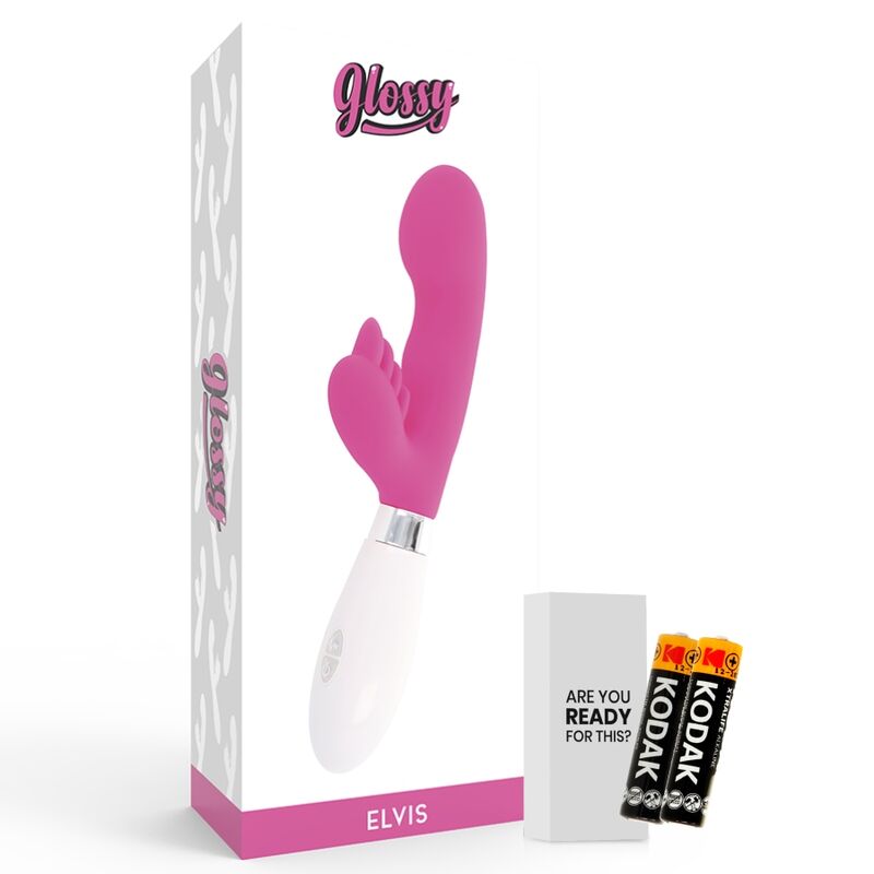 GLOSSY - RABBIT ELVIS PINK - My naughty haven #