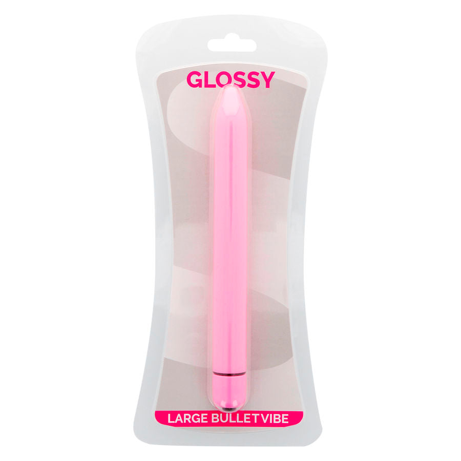 GLOSSY - SLIM VIBRATOR PINK - My naughty haven #