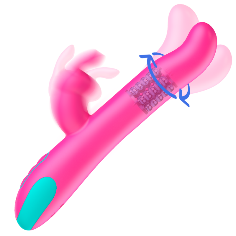 HAPPY LOKY - PLUTO RABBIT VIBRATOR & ROTATOR WATCHME WIRELESS TECHNOLOGY COMPATIBLE - My naughty haven #