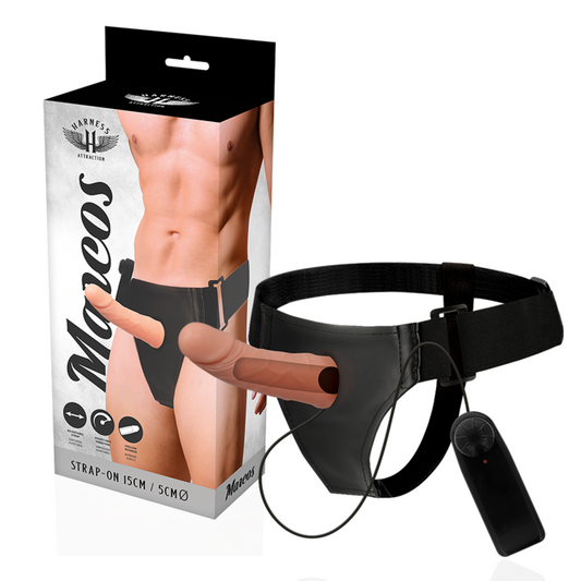 HARNESS ATTRACTION - RNES HOLLOW FRAMES WITH VIBRATOR 15 CM -O- 5 CM - My naughty haven #