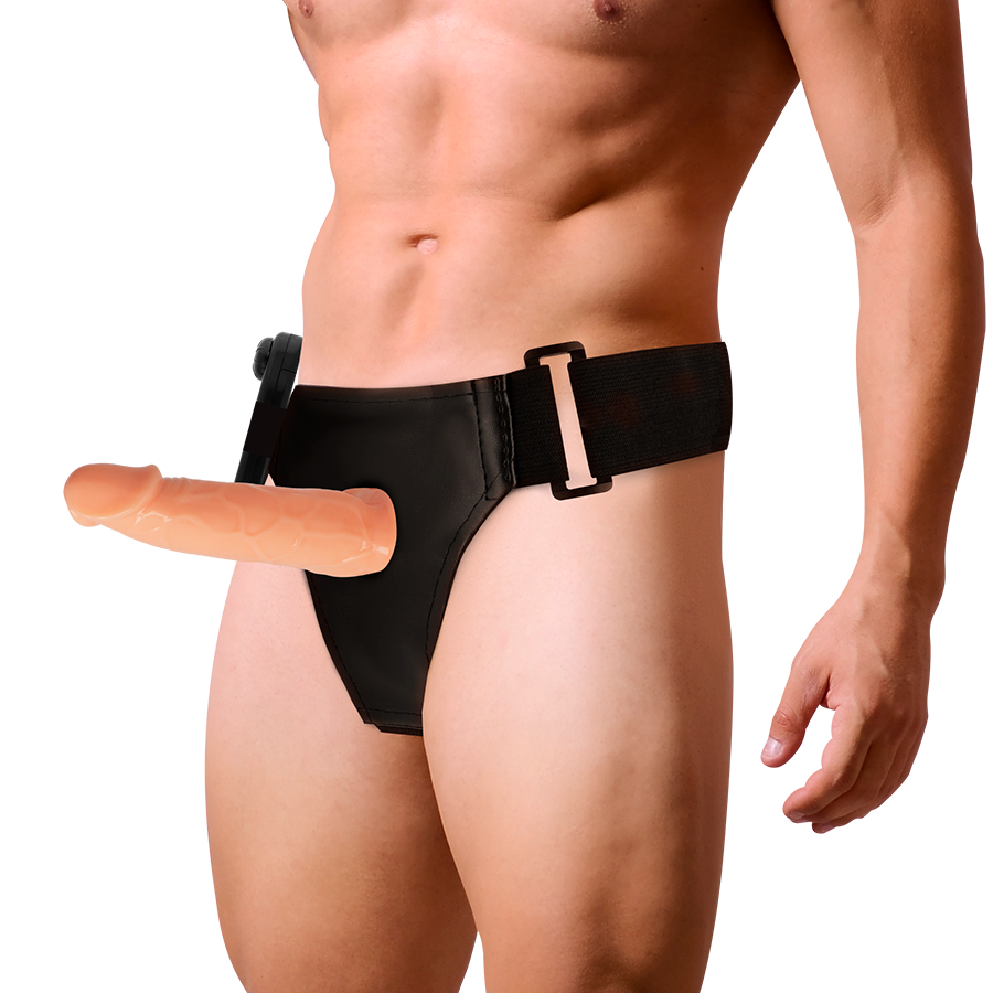 HARNESS ATTRACTION - WILLIAN HOLLOW RNES WITH VIBRATOR 17 CM -O- 4.5 CM - My naughty haven #