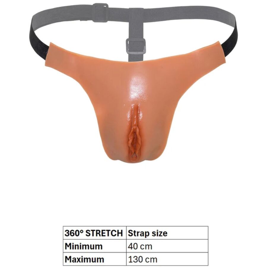 HIDDEN DESIRE - ALTER EGO ADJUSTABLE OPEN VAGINA STRING FLESH - My naughty haven #