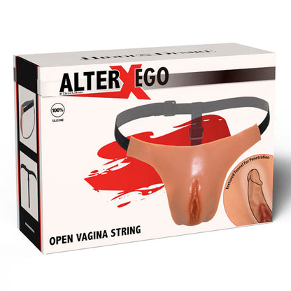 HIDDEN DESIRE - ALTER EGO ADJUSTABLE OPEN VAGINA STRING FLESH - My naughty haven #