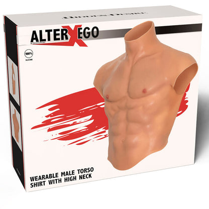 HIDDEN DESIRE - ALTER EGO SILICONE MALE TORSO SHIRT WITH ABS FLESH - My naughty haven #