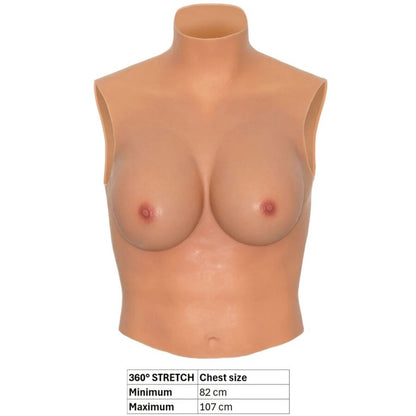 HIDDEN DESIRE - ALTER EGO WEARABLE BREAST SHIRT D-CUP FLESH - My naughty haven #