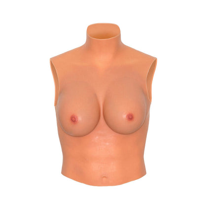 HIDDEN DESIRE - ALTER EGO WEARABLE BREAST SHIRT E-CUP FLESH - My naughty haven #