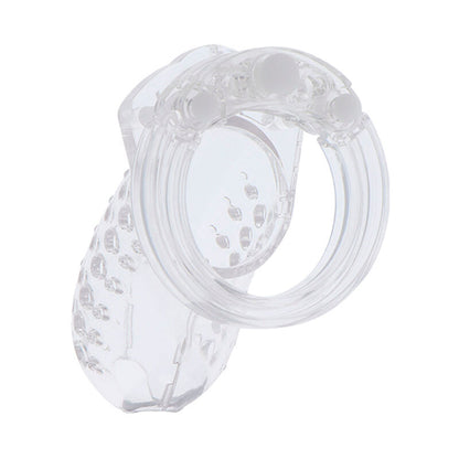 HIDDEN DESIRE - EXTREME CHASTITY COCK CAGE ACRYLIC ADJUSTABLE CLEAR - My naughty haven #