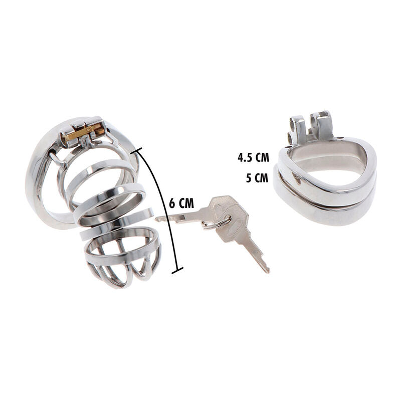 HIDDEN DESIRE - EXTREME CHASTITY COCK CAGE METAL - My naughty haven #