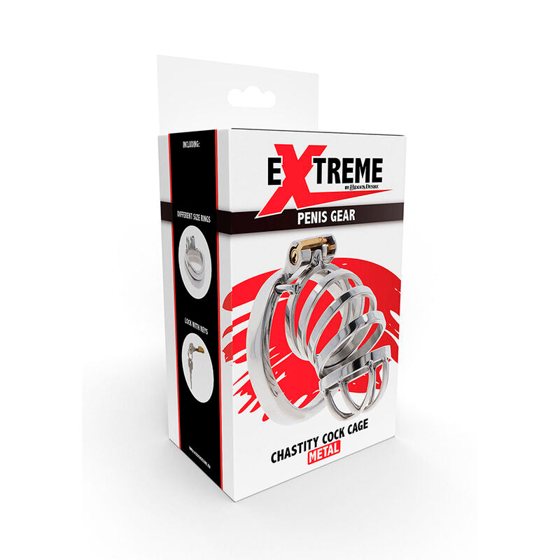 HIDDEN DESIRE - EXTREME CHASTITY COCK CAGE METAL - My naughty haven #