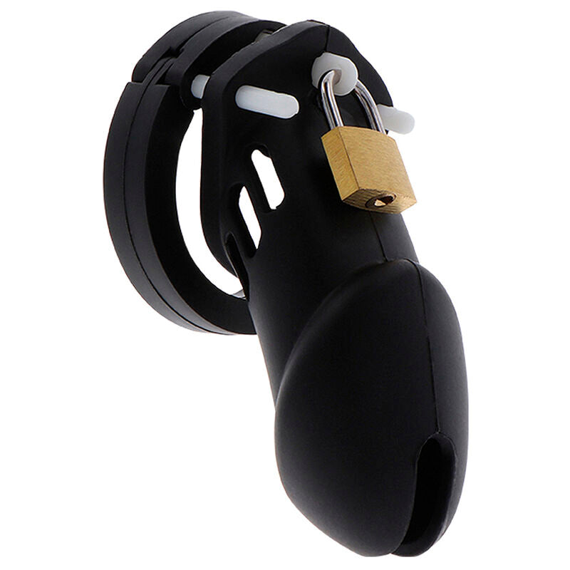 HIDDEN DESIRE - EXTREME CHASTITY COCK CAGE SILICONE SIZE L BLACK - My naughty haven #