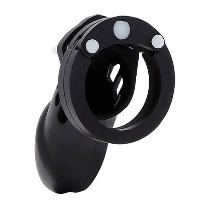 HIDDEN DESIRE - EXTREME CHASTITY COCK CAGE SILICONE SIZE L BLACK - My naughty haven #