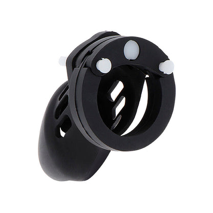 HIDDEN DESIRE - EXTREME CHASTITY COCK CAGE SILICONE SIZE S BLACK - My naughty haven #