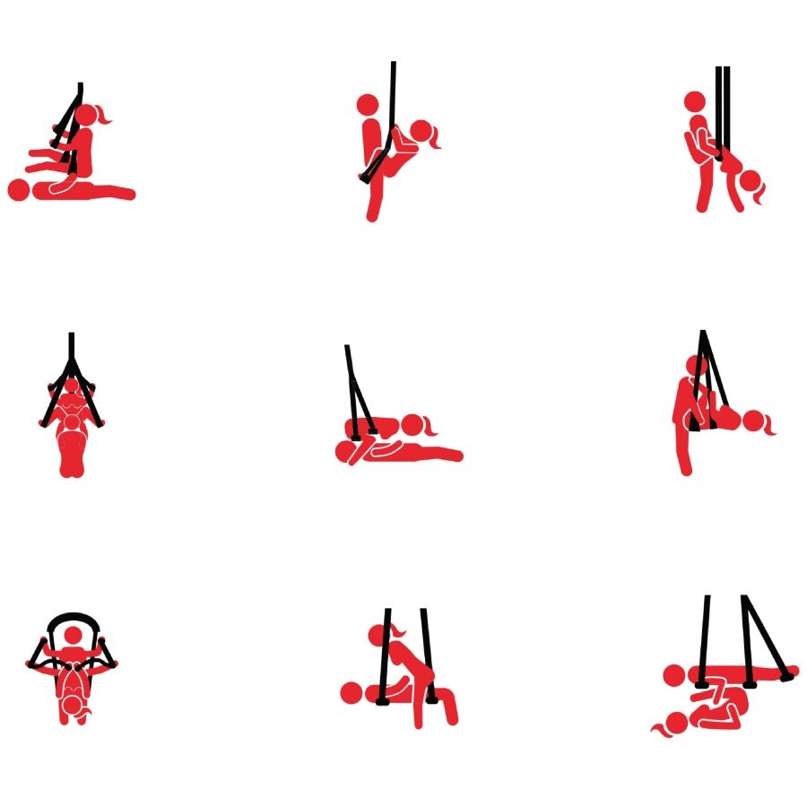 HIDDEN DESIRE - EXTREME LOVERS SWING WITH STAND - My naughty haven #