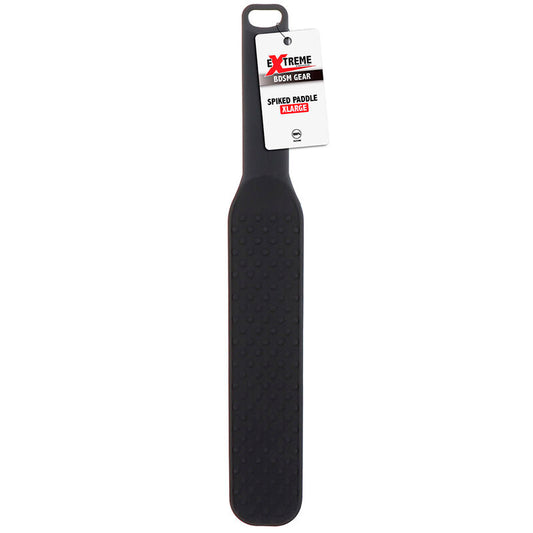 HIDDEN DESIRE - EXTREME SPIKED PADDLE EXTRA LARGE BLACK - My naughty haven #