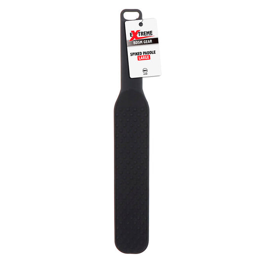 HIDDEN DESIRE - EXTREME SPIKED PADDLE LARGE BLACK - My naughty haven #