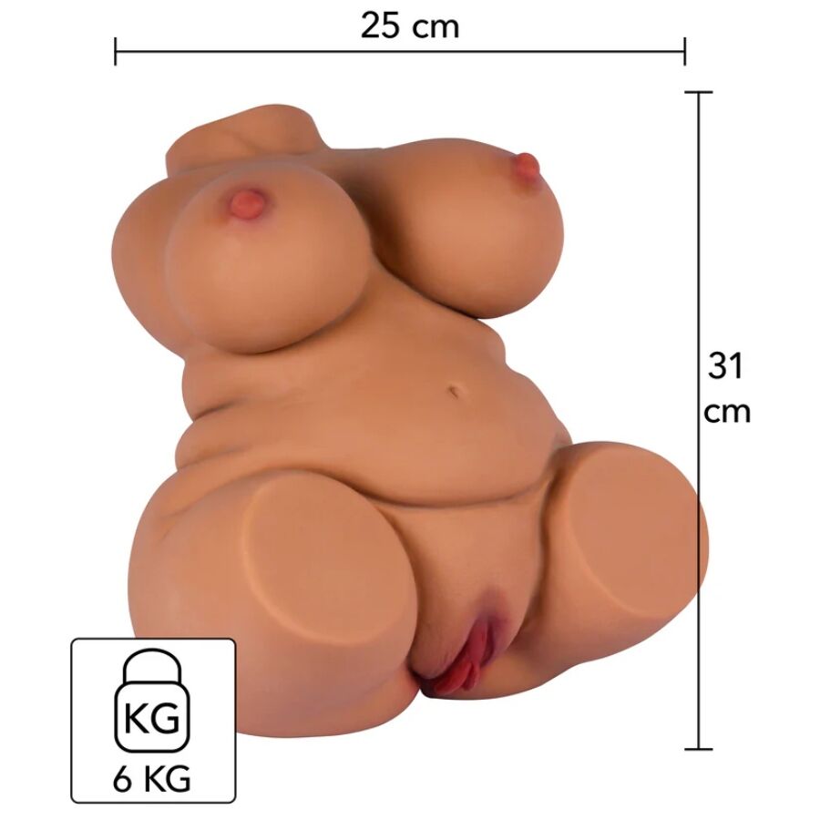 HIDDEN DESIRE - FAT FUCK QUEEN FEMALE MASTURBATOR TORSO 6 KG - My naughty haven #