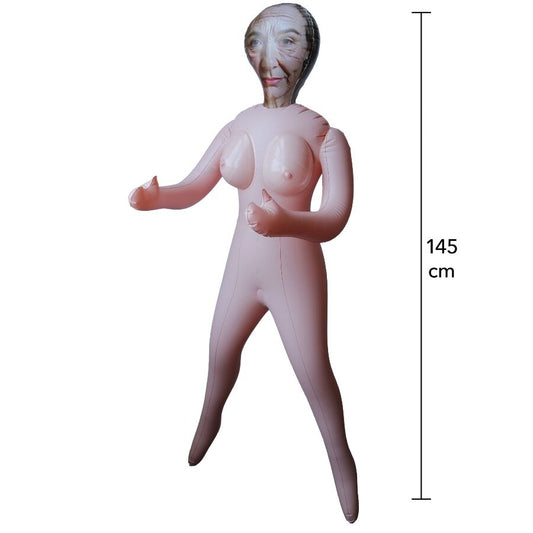 HIDDEN DESIRE - HORNY GRANNY INFLATABLE DOLL 145 CM - My naughty haven #