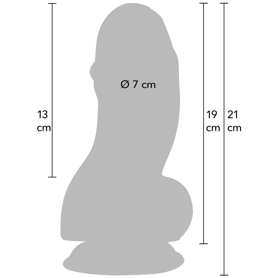 HIDDEN DESIRE - INFERNO FAT BOYS DILDO 19 CM - My naughty haven #