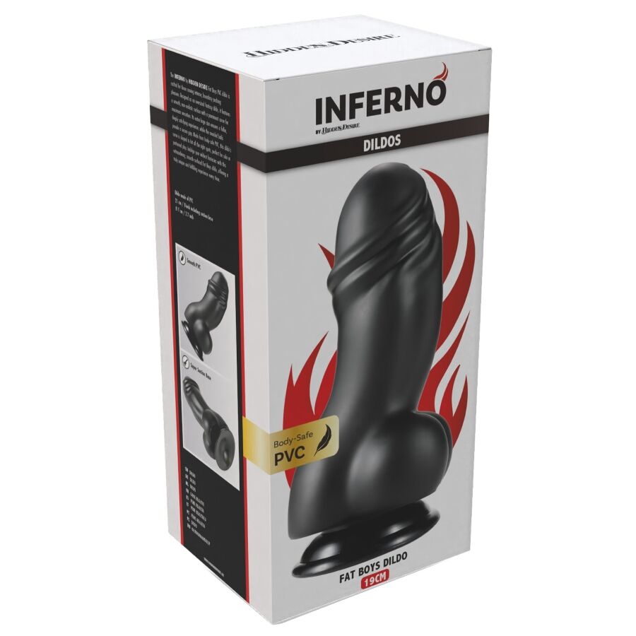 HIDDEN DESIRE - INFERNO FAT BOYS DILDO 19 CM - My naughty haven #