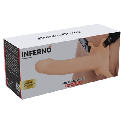 HIDDEN DESIRE - INFERNO PENIS SLEEVE STRAP-ON 20 CM - My naughty haven #