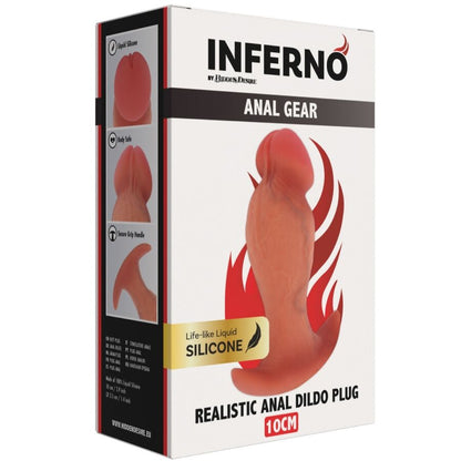 HIDDEN DESIRE - INFERNO REALISTIC BUTTPLUG 10 CM - My naughty haven #