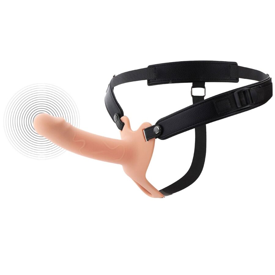 HIDDEN DESIRE - INFERNO VIBRATING PENIS SLEEVE STRAP-ON  16 CM - My naughty haven #