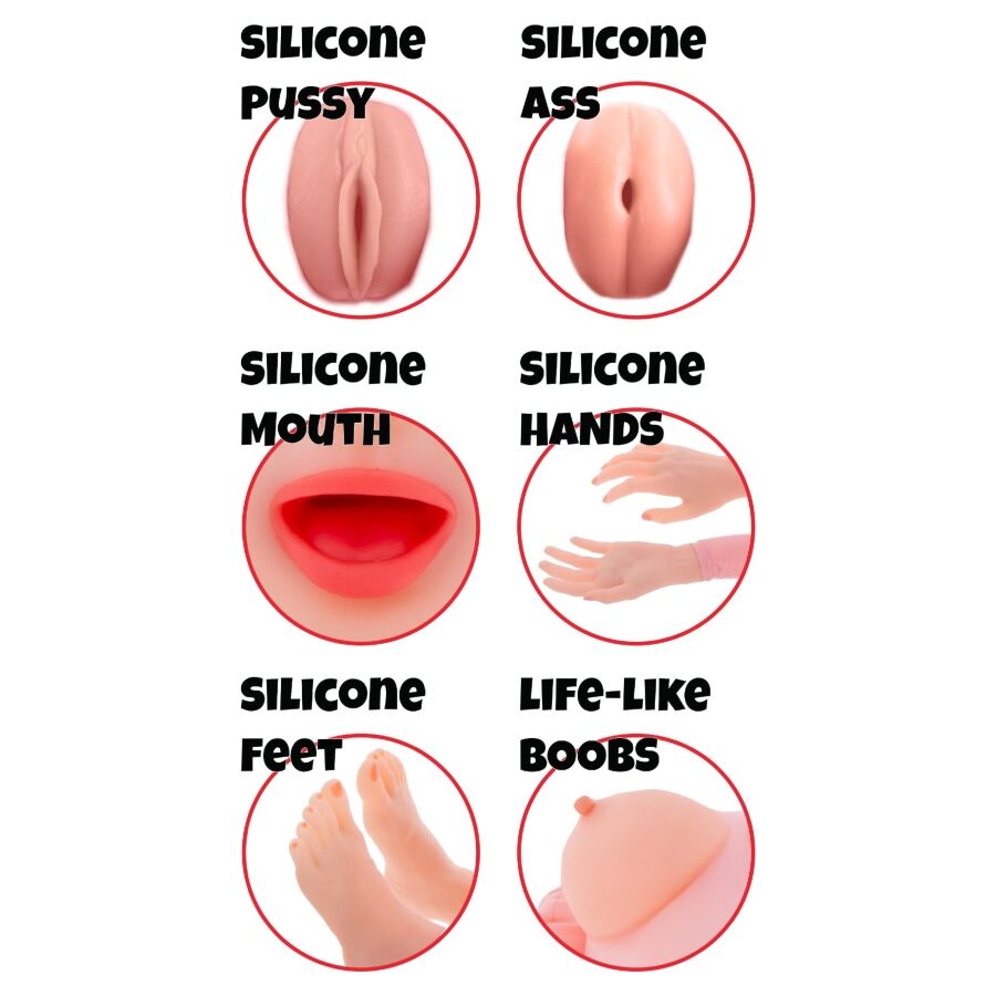 HIDDEN DESIRE - LUSTY LOLA INFLATABLE DOLL 145 CM - My naughty haven #