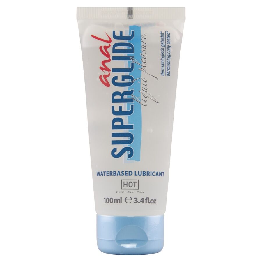 HOT - ANAL SUPERGLIDE LIQUID PLEASURE WATERBASED LUBRICANT 100 ML - My naughty haven #