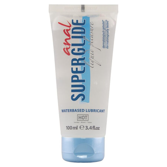 HOT - ANAL SUPERGLIDE LIQUID PLEASURE WATERBASED LUBRICANT 100 ML - My naughty haven #